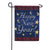 Happy New Year Plaid Border Double Sided Garden Flag