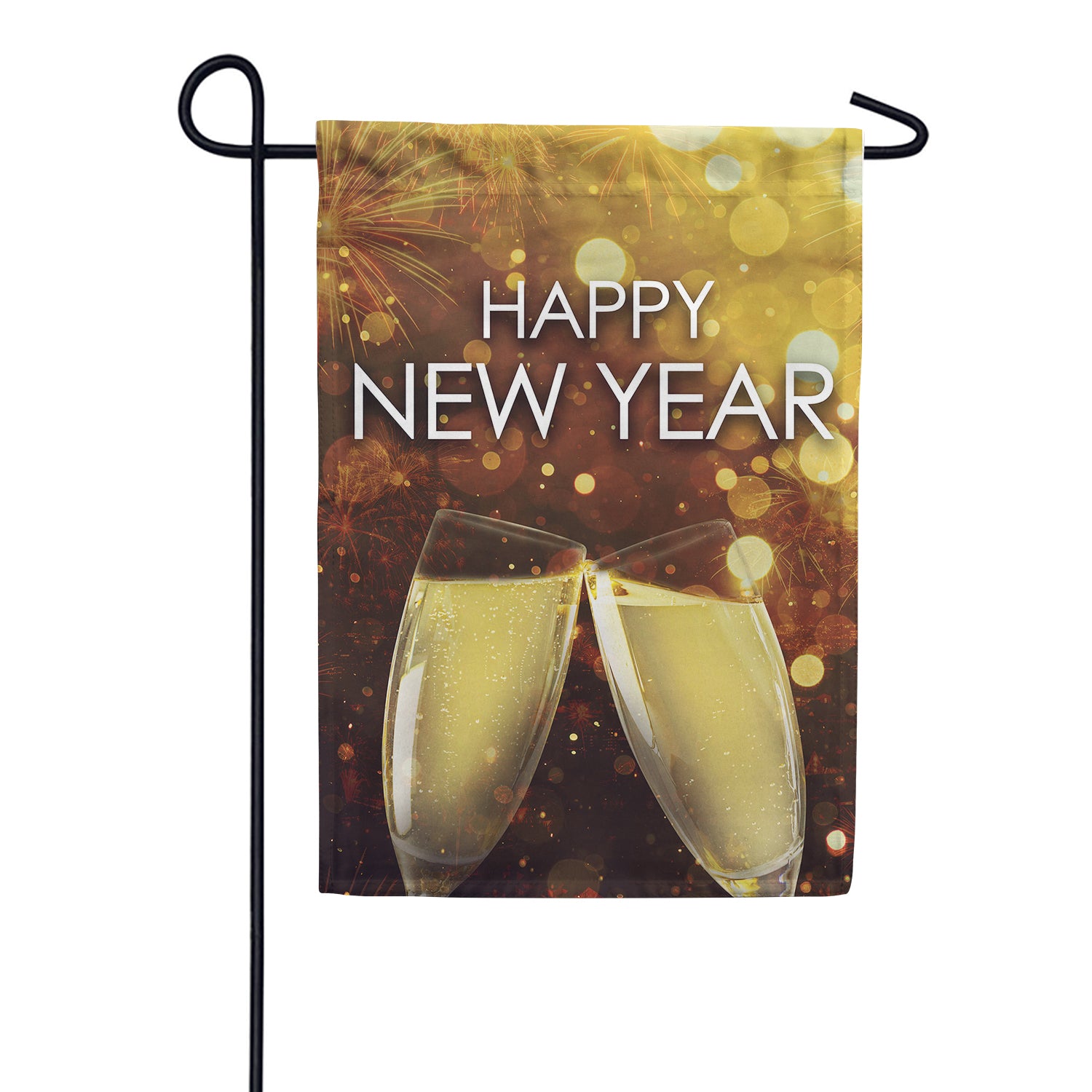 Welcome To A New Year Double Sided Garden Flag