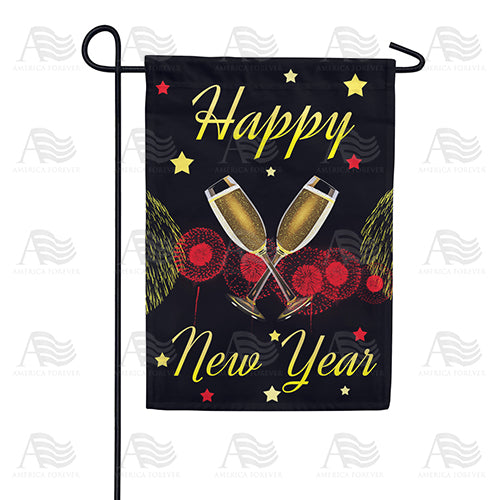 New Year Festivity Double Sided Garden Flag