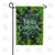 Merry Christmas Pine Branches Double Sided Garden Flag