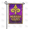 Festive Fleur De Lis Double Sided Garden Flag