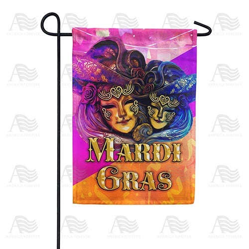 Mystical Masks Double Sided Garden Flag