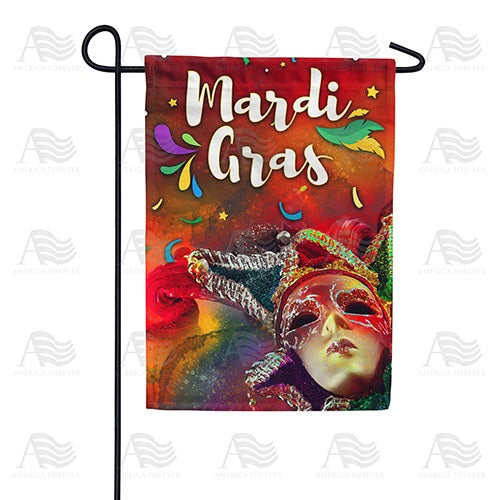 Fancy Jester Double Sided Garden Flag