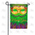 Mask And Feathers Double Sided Garden Flag