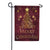 Golden Christmas Double Sided Garden Flag