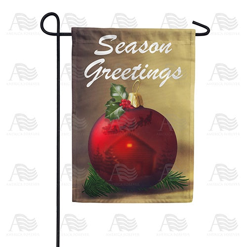 Reflection Of Christmas Double Sided Garden Flag