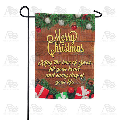 The Love Of Jesus Double Sided Garden Flag