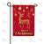 Gold Reindeer Double Sided Garden Flag