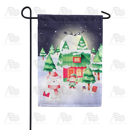 Santa Came! Double Sided Garden Flag