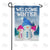 Smiling Snowmen Double Sided Garden Flag