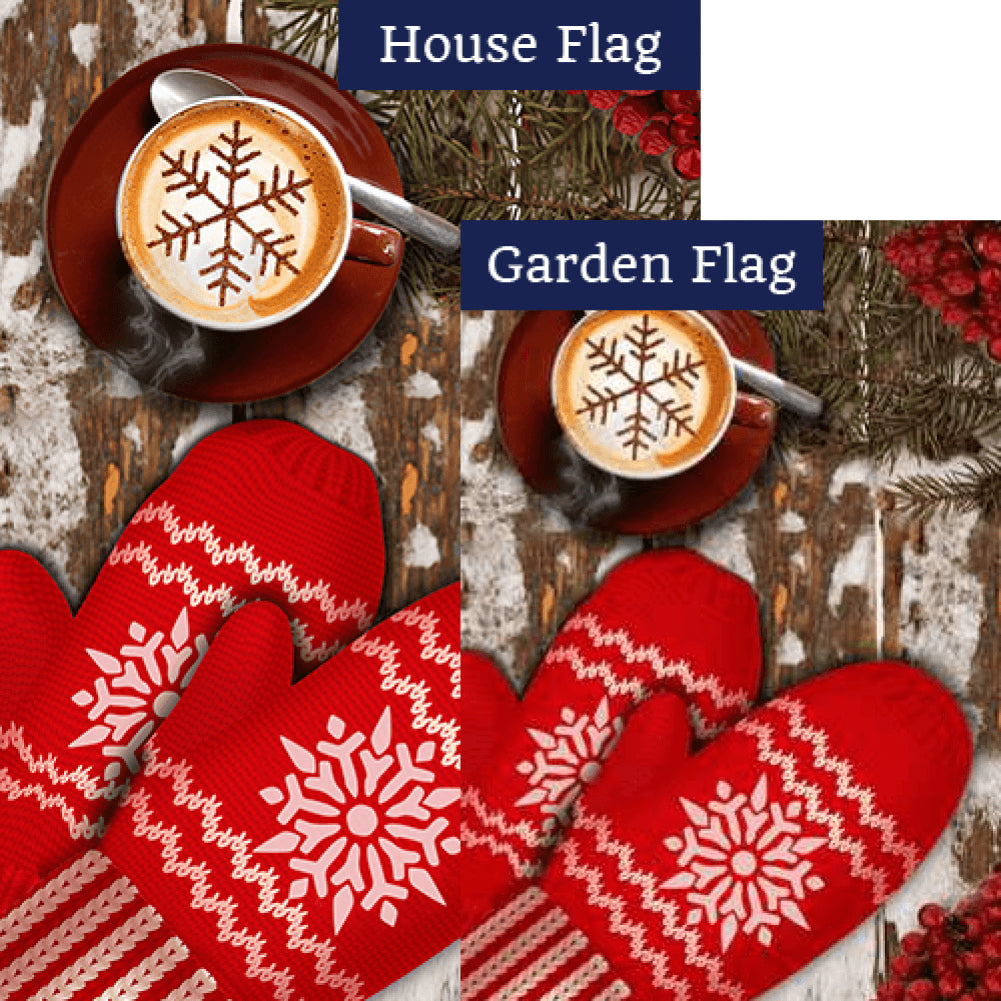 Winter Warmup Double Sided Flags Set (2 Pieces)