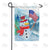 Patriotic Snowman Double Sided Garden Flag