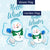 Snowman Snow Angel Double Sided Flags Set (2 Pieces)