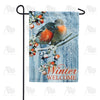 Birds Warm Cuddle Double Sided Garden Flag