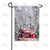 Winter At Red Cabin Double Sided Garden Flag