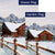 Winter At Horse Stables Double Sided Flags Set (2 Pieces)