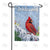 Welcome Winter Cardinal Double Sided Garden Flag