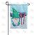 Skiing Gnome Double Sided Garden Flag