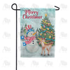American Snowman Christmas Double Sided Garden Flag