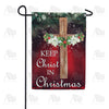 America Forever Christmas Cross Double Sided Garden Flag