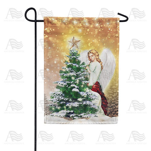 Winter Angel Double Sided Garden Flag