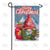 Santa's Tiniest Helper Double Sided Garden Flag