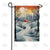 Winter Path To Home Double Sided Garden Flag