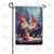 Gnome Winter Coffee Break Double Sided Garden Flag