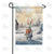 Snow Bunny Double Sided Garden Flag