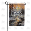 Psalms 4:8 Double Sided Garden Flag
