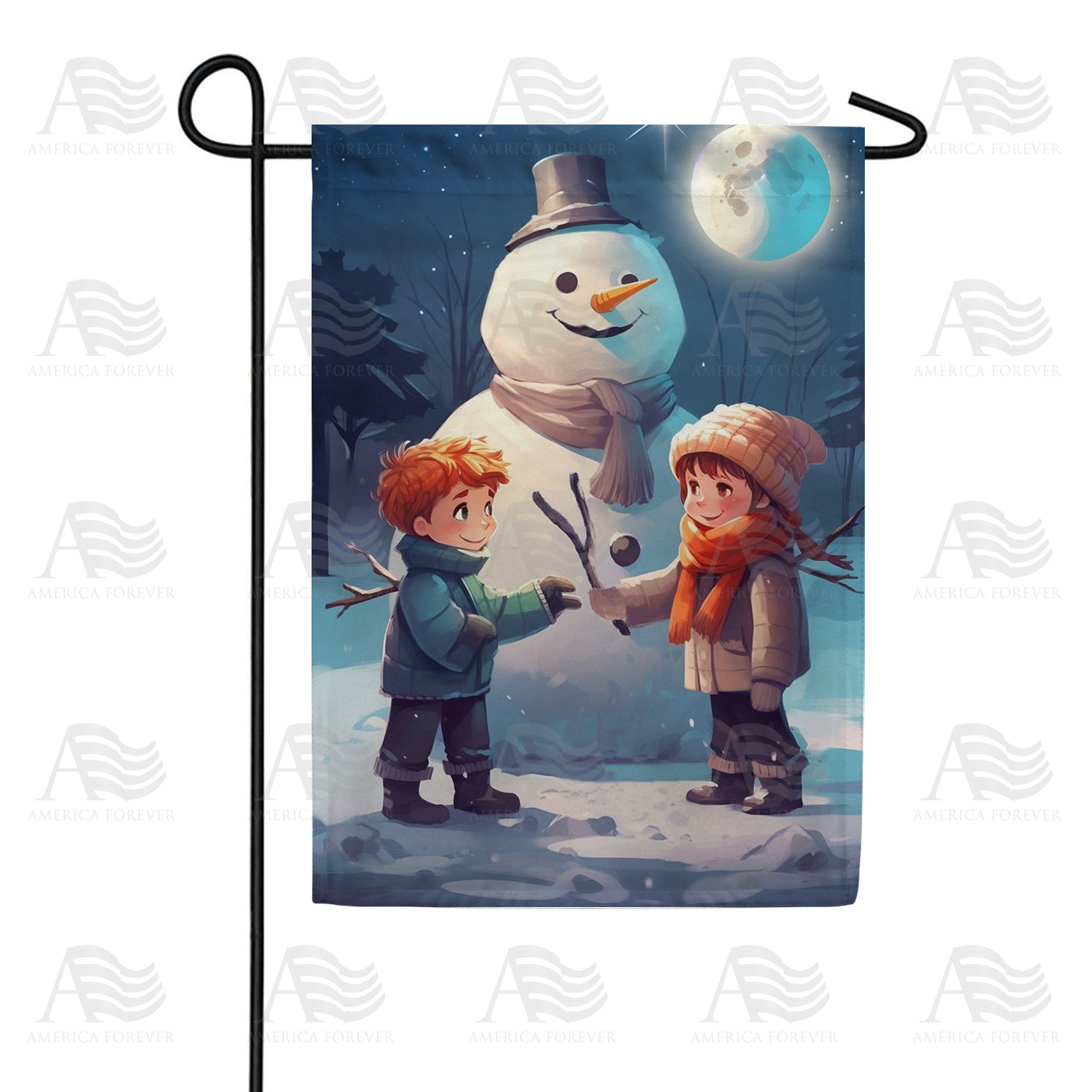 I Wish He'd Come Alive! Double Sided Garden Flag