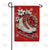 Winter Holly Skates Double Sided Garden Flag