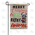 Christmas Raccoon Double Sided Garden Flag