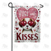 Puppy Love Hugs and Kisses Double Sided Garden Flag