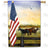 American Country Sunrise Double Sided House Flag