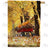 Fall Red Wagon Double Sided House Flag