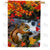 Squirrel At Waterfall Double Sided House Flag