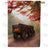 Old Pumpkin Wagon Double Sided House Flag