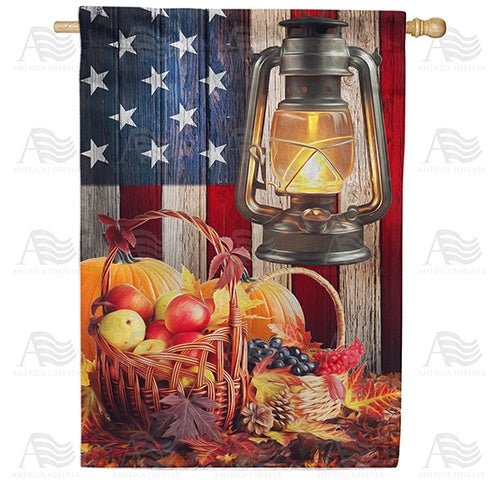 Harvest Glow Double Sided House Flag