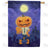 Dancing Pumpkin Man Double Sided House Flag