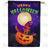 Angry Jack O'Lantern Double Sided House Flag