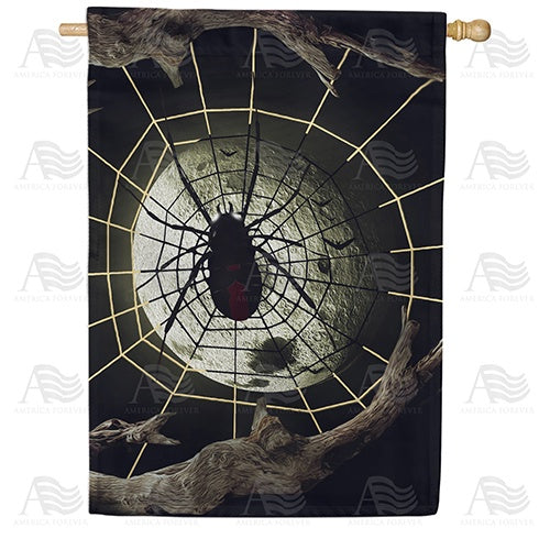 Web Of Terror Double Sided House Flag