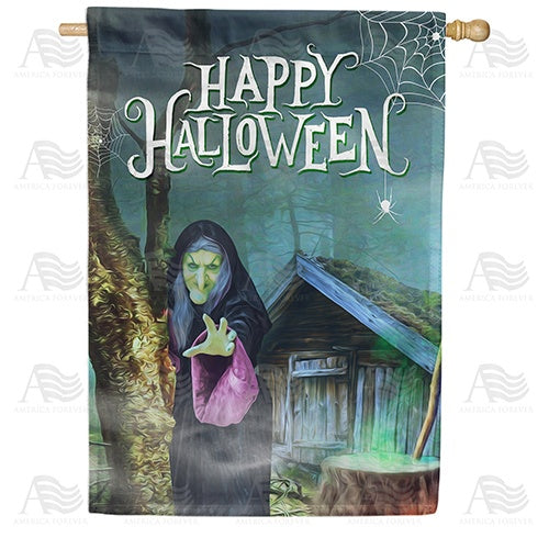 "Come In And Sit For A Spell" Double Sided House Flag