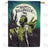 Green Zombie Double Sided House Flag