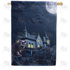 Evil Owns This House Double Sided House Flag