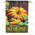 Pumpkin Welcome Double Sided House Flag