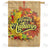 Happy Autumn Wreath Double Sided House Flag