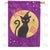 Black Cat Boo Double Sided House Flag