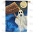 Halloween Ghostly Greeting Double Sided House Flag