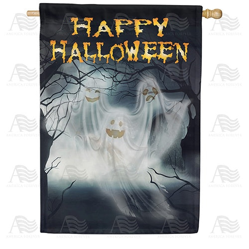 Ghost Trio Double Sided House Flag